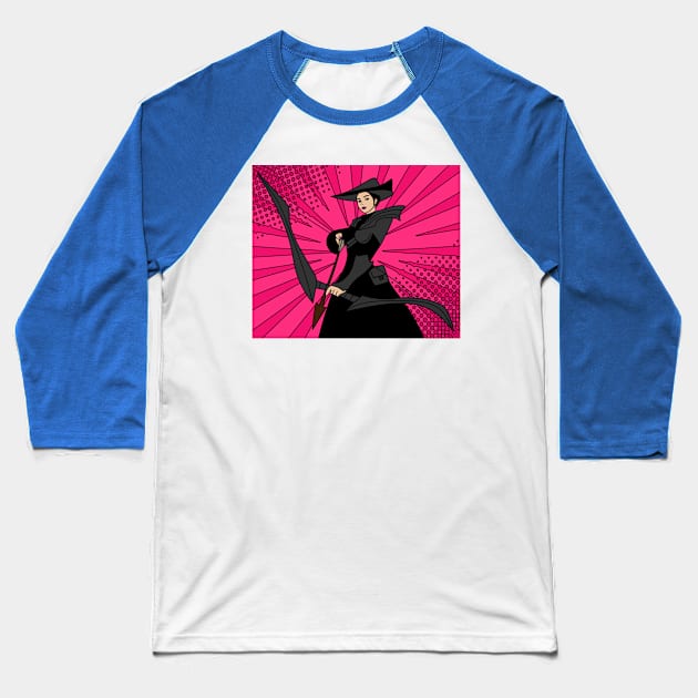 Archery With A Bow And Arrow Baseball T-Shirt by flofin